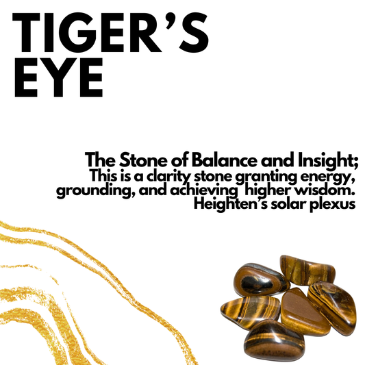 Tigers Eye Tumbled Stone