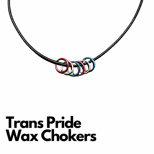 Trans Pride Wax Chokers