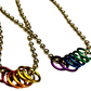 2 LUV3R'S Beaded chain set of 2 one for you, one for your boo