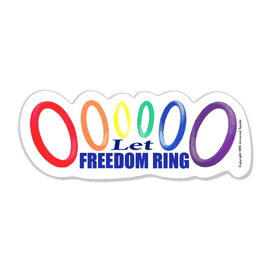 Let Freedom Ring Bumper Sticker